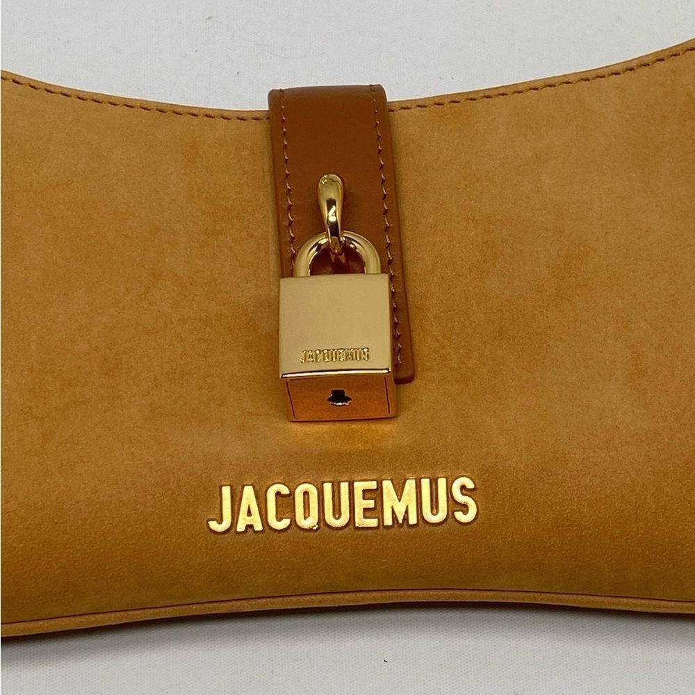 Jacquemus Le Bisou Cadenas Suede Shoulder Bag - Picture 11 of 15